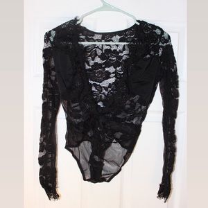 Black Lace Bodysuit